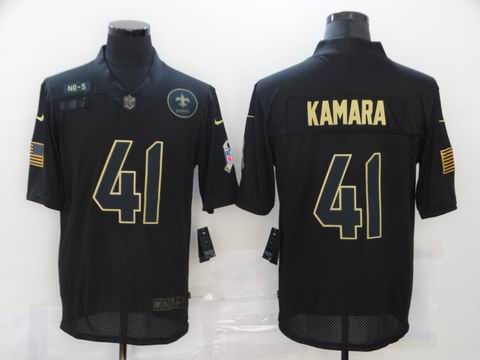 nike nfl saints #41 KAMARA black solute to service jersey