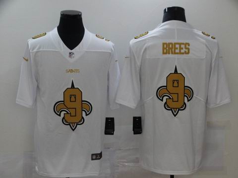 nike nfl saints #9 BREES white shadow jersey