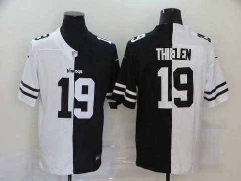 nike nfl vikings #19 THIELEN white black jersey