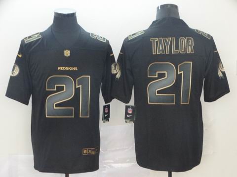 washington redskins #21 Taylor black golden rush jersey