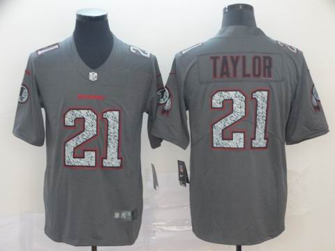 washington redskins #21 Taylor grey fashion static jersey