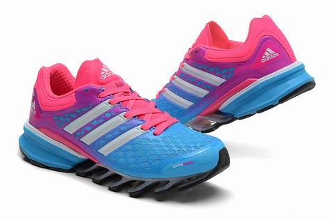 women Adidas Springblade II shoes blue pink