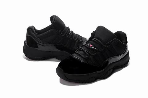 women Air Jordan 11 retro shoes low black pink