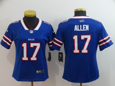 women Bills #17 Allen blue rush II jersey