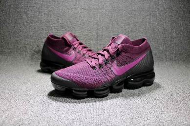 women Nike Air Vapormax flyknit shoes purple black