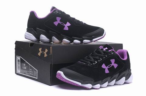 women Under Armour Curry shoes black purple