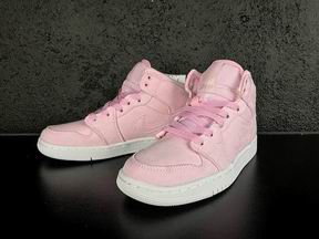 women air jordan 1 retro shoes pink