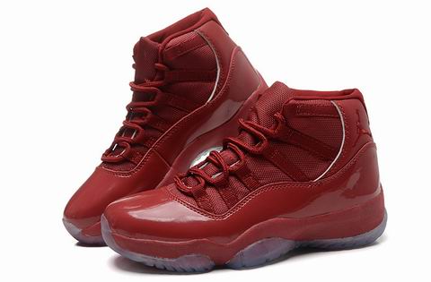 women air jordan 11 retro shoes red