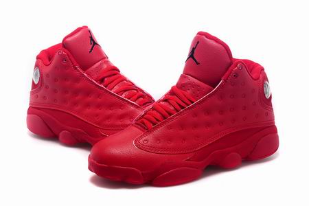 women air jordan 13 retro shoes all red