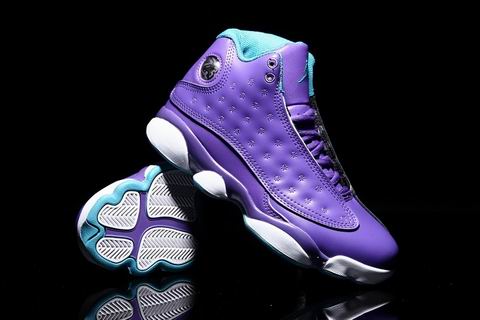 women air jordan 13 retro shoes purple