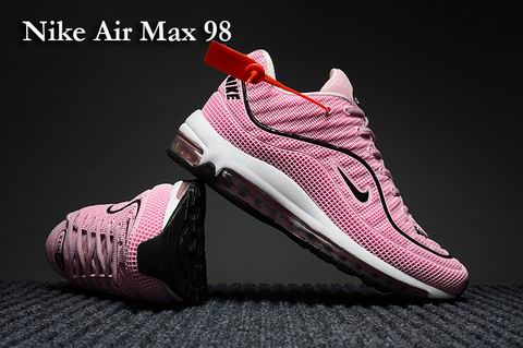 women nike air max 98 shoes pink