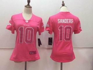 women nike nfl broncos #10 Sanders pink jersey