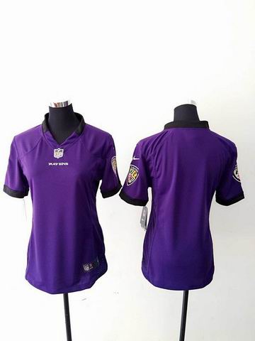 women nike nfl ravens blank purple jersey