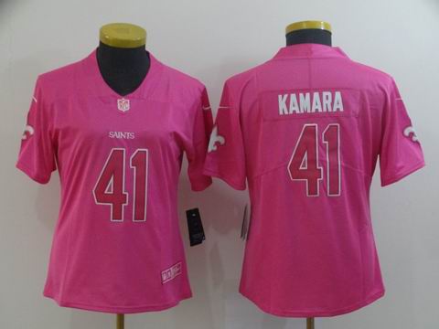 women saints #41 kamara pink jersey