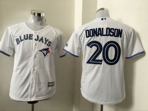 youth Toronto Blue Jays #20 Donaldson white jersey