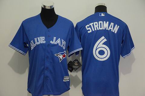 youth Toronto Blue Jays #6 Stroman blue jersey