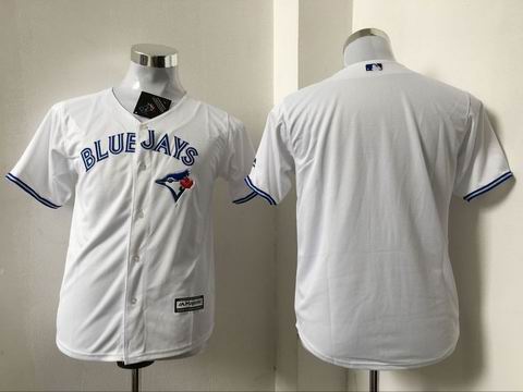 youth Toronto Blue Jays blank white jersey