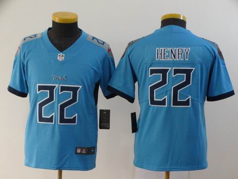 youth nfl titans #22 Henry blue jersey