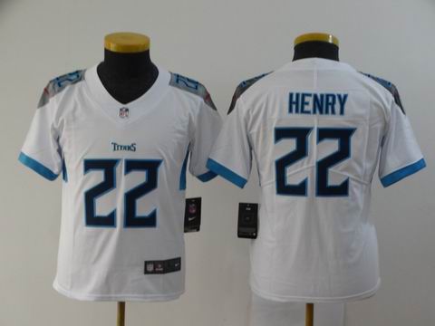 youth nfl titans #22 Henry white jersey
