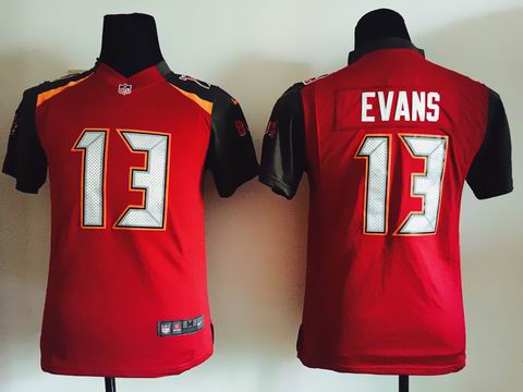 youth nike nfl buccaneers #13 Evans red jersey