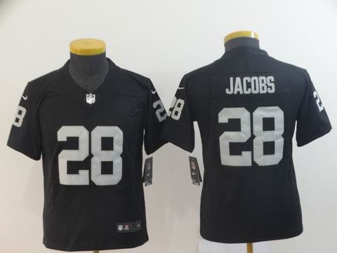 youth raiders #28 JACOBS black vapor untouchable jersey