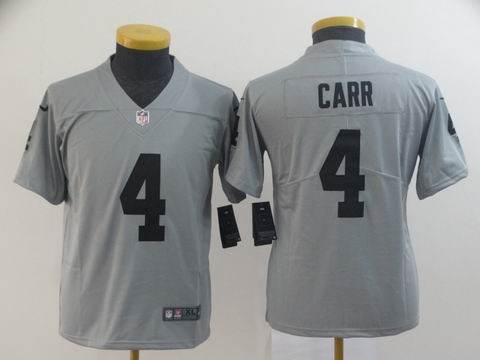 youth raiders #4 CARR grey interverted jersey
